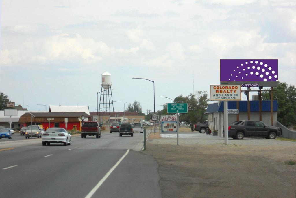 Photo of a billboard in Alamosa