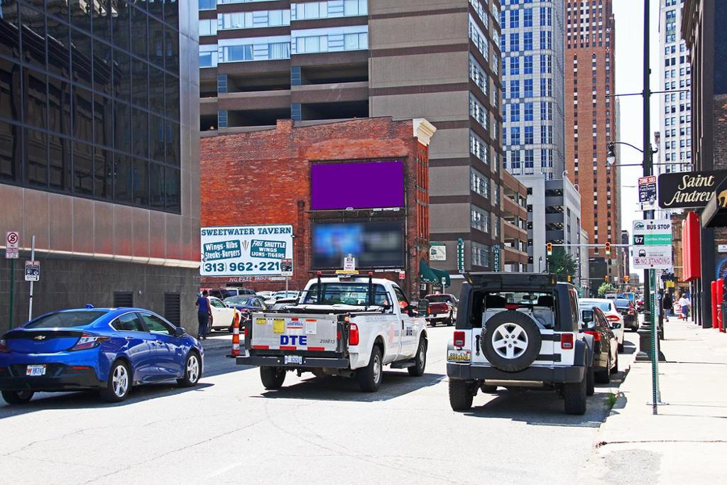 Photo of an outdoor ad in Detroit