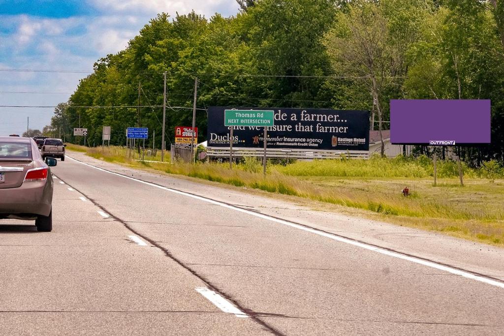 Photo of a billboard in Hemlock