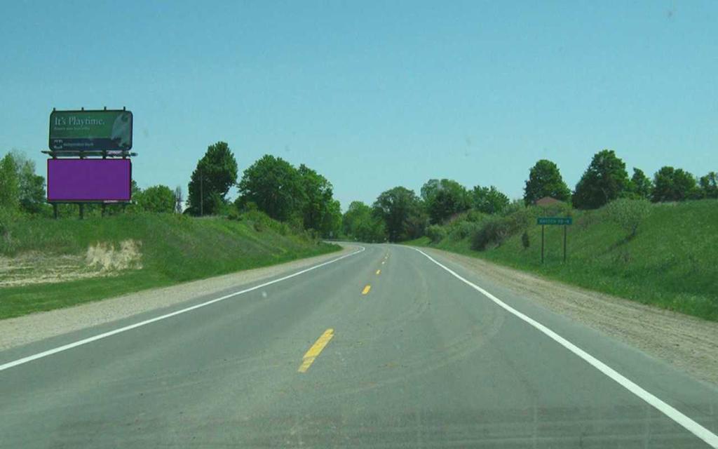 Photo of a billboard in McBride