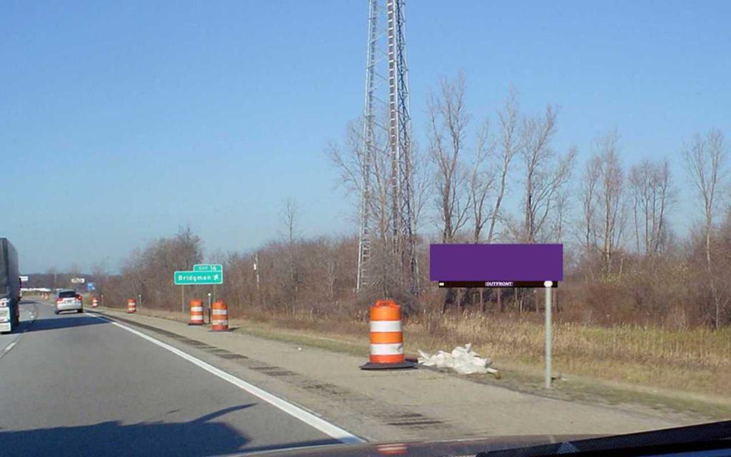 Photo of a billboard in Bridgman