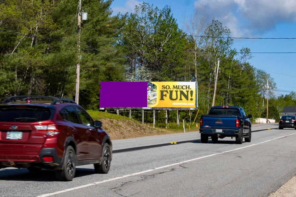 Photo of a billboard in Sebago Lake