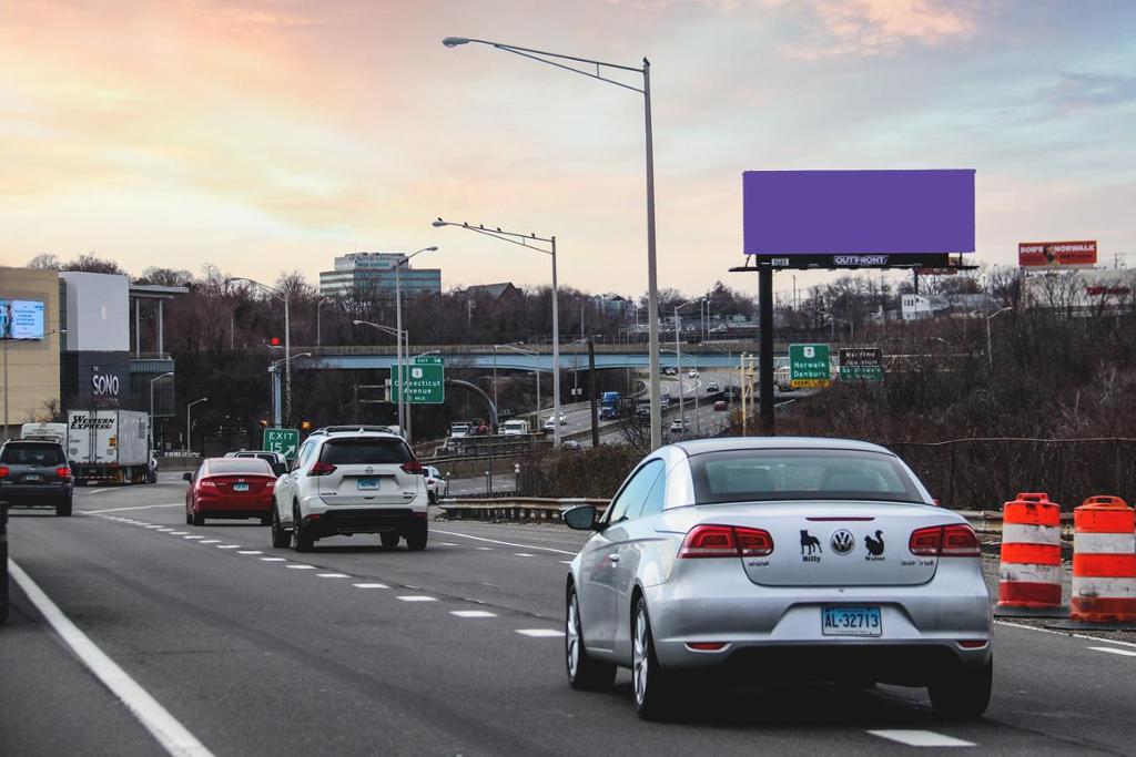 Photo of an outdoor ad in Norwalk