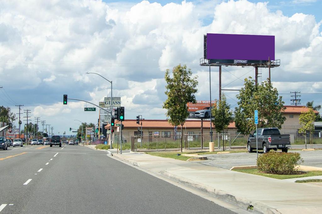 Photo of an outdoor ad in La Habra