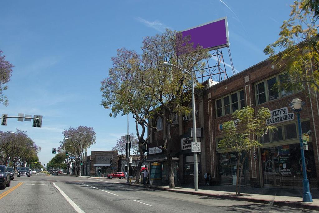 Photo of a billboard in West Hollywood