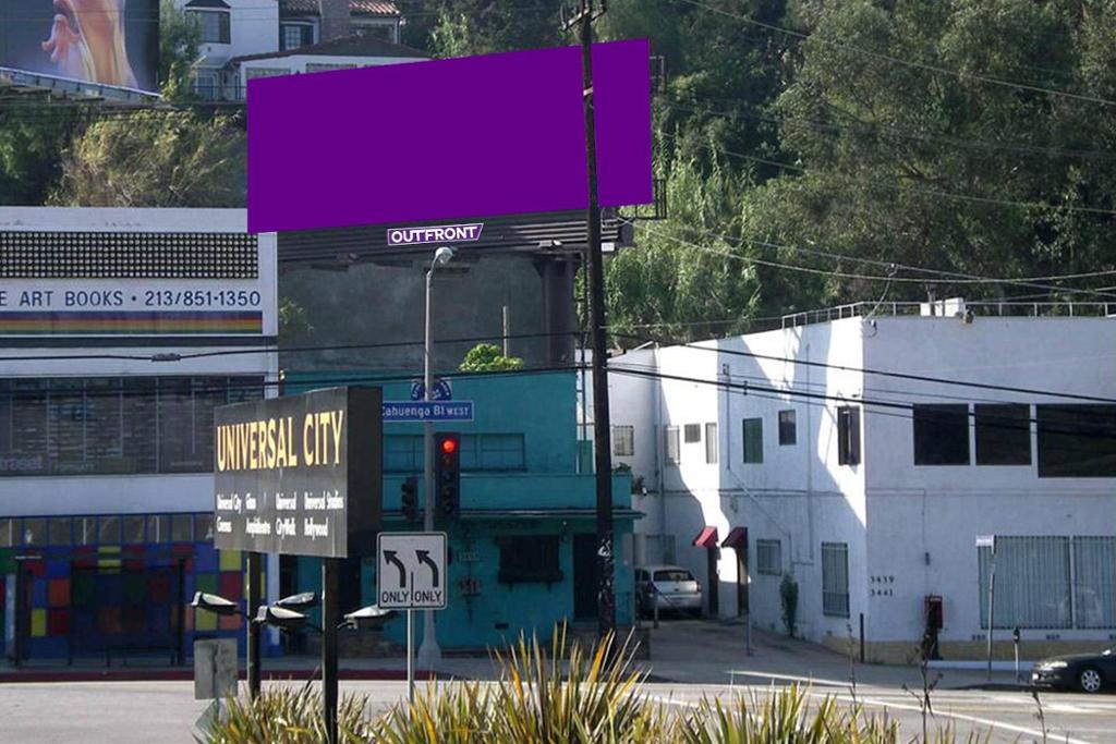 Photo of a billboard in Universal City