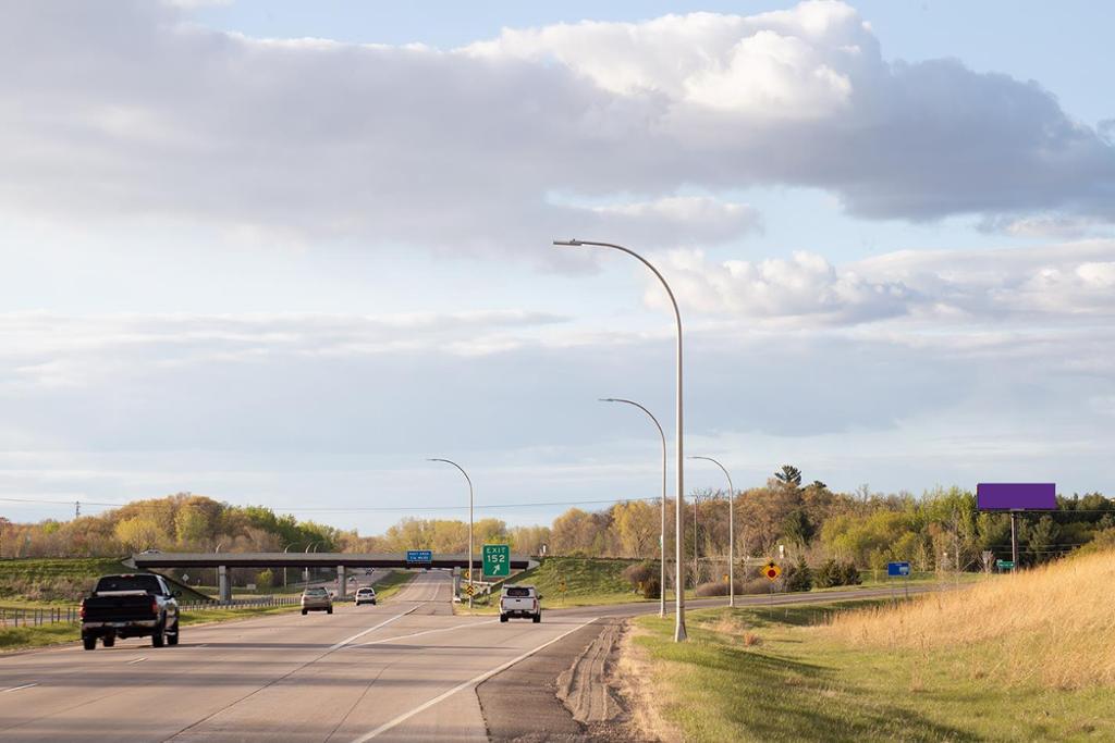 Photo of a billboard in Luck