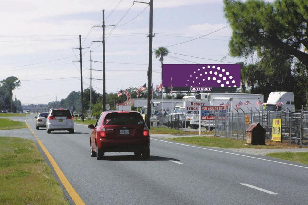 Photo of an outdoor ad in Sanford