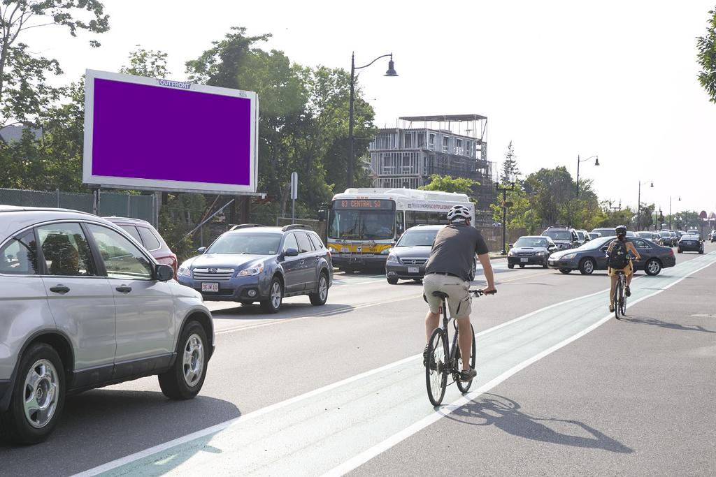 Photo of an outdoor ad in Somerville