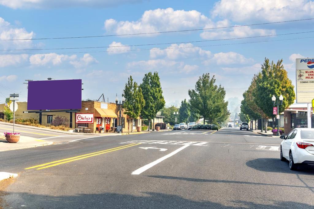 Photo of an outdoor ad in Klamath Falls