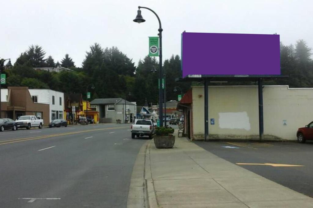 Photo of a billboard in Yachats