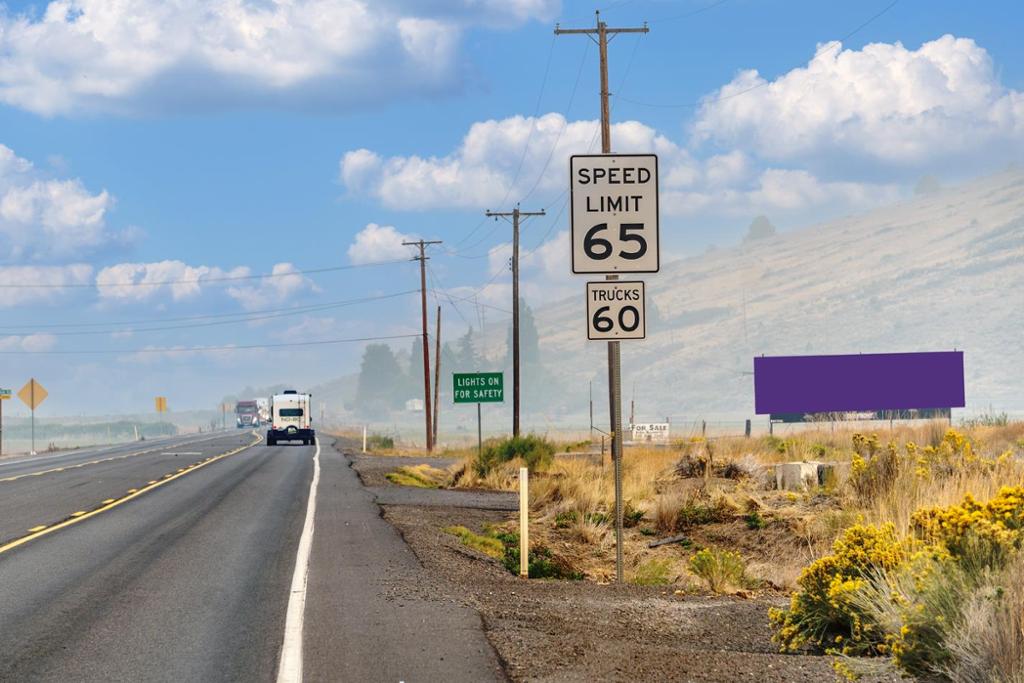 Photo of a billboard in Fort Klamath