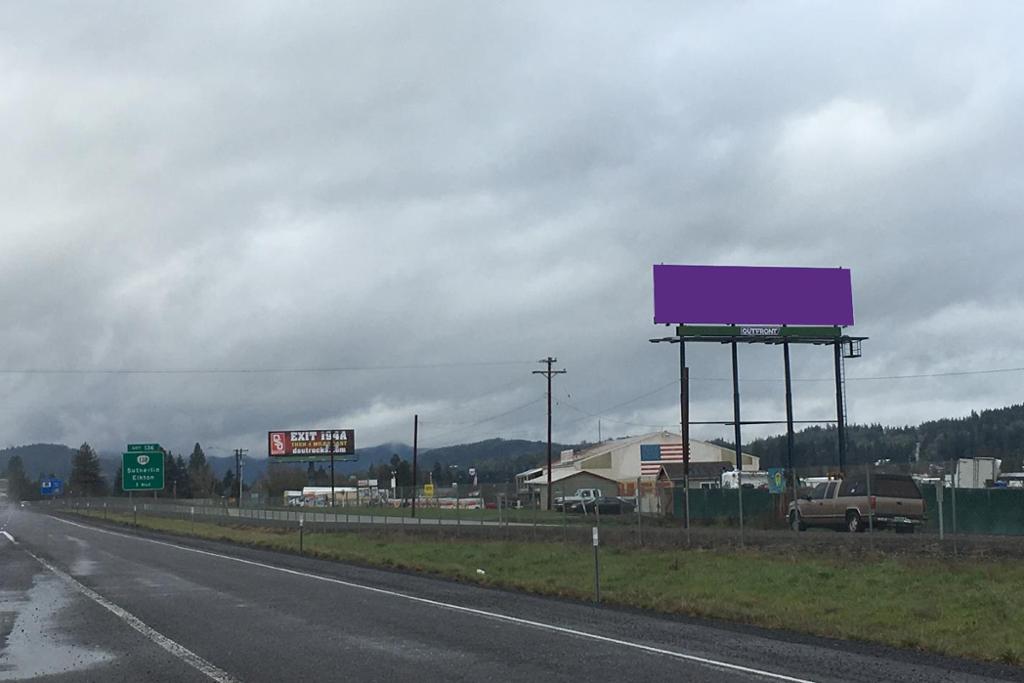 Photo of a billboard in Umpqua