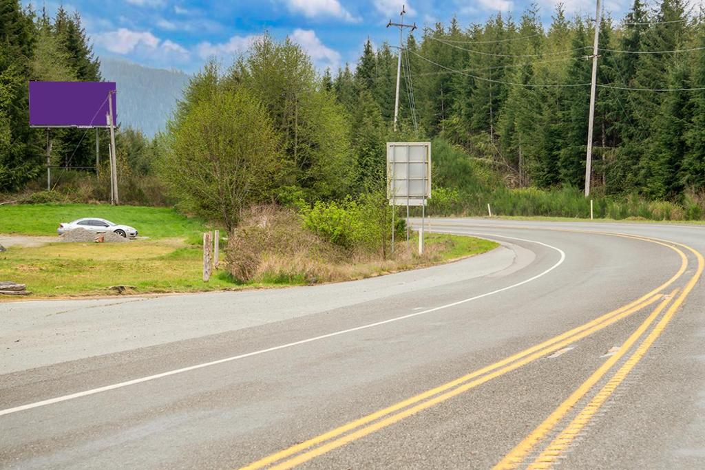 Photo of a billboard in Forks