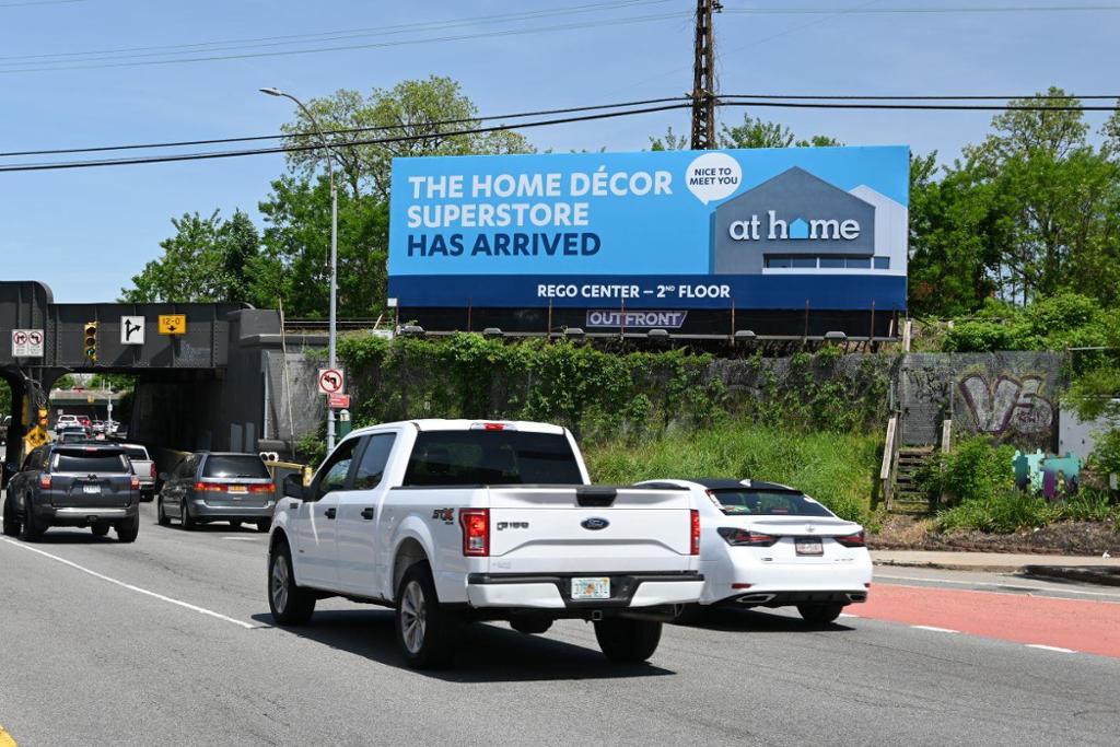 Photo of a billboard in Rego Park