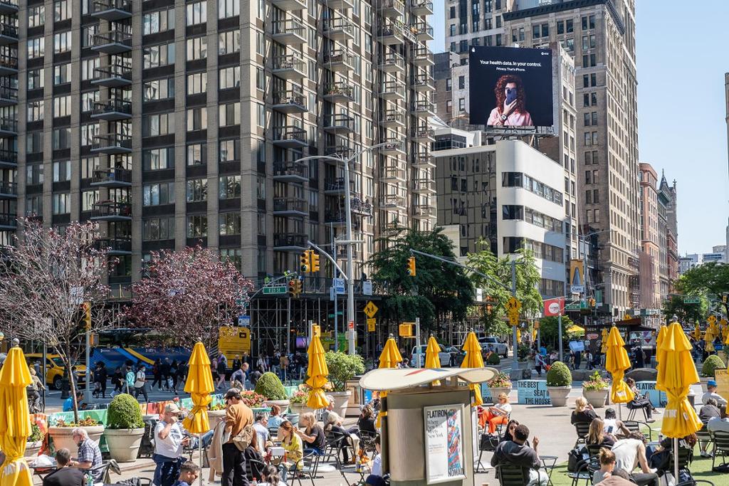 Photo of a billboard in Bellevue