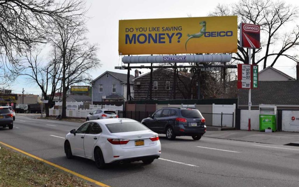 Photo of a billboard in Bethpage