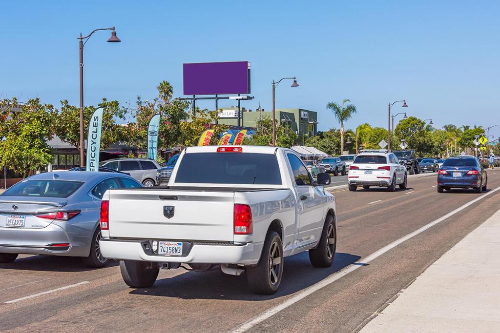 Photo of a billboard in Solana Beach