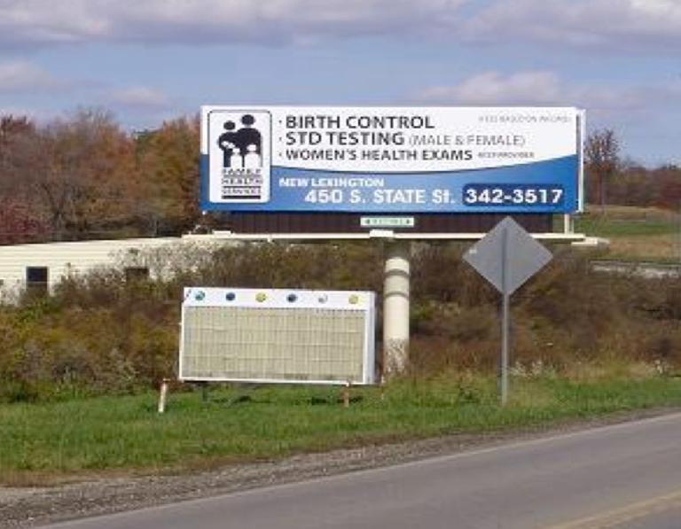 Photo of a billboard in Moxahala