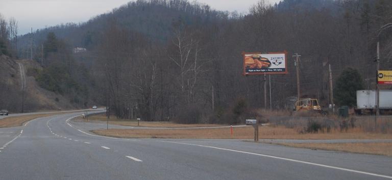 Photo of a billboard in Tapoco