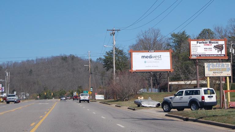 Photo of a billboard in Cashiers