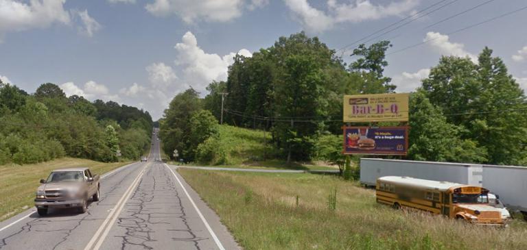 Photo of a billboard in Morganton