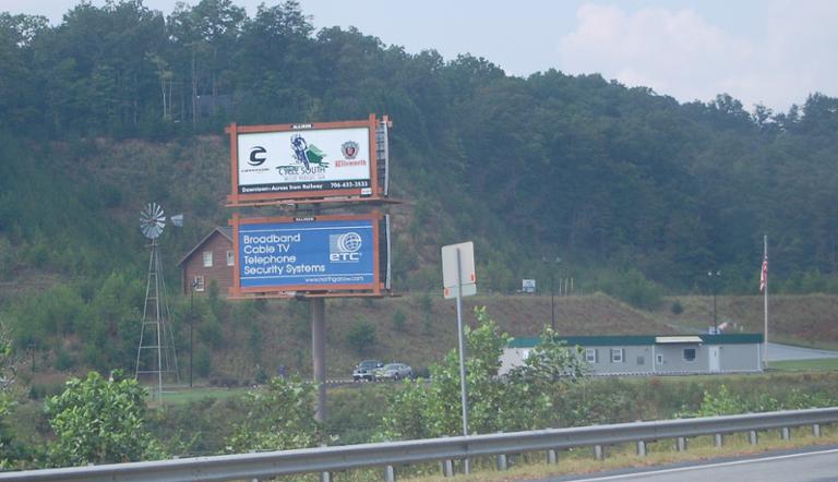 Photo of a billboard in Postelle