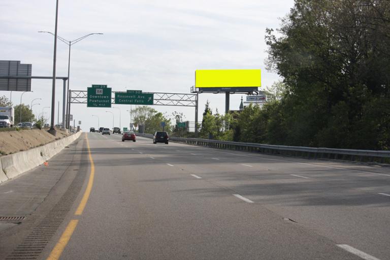 Photo of a billboard in Central Falls