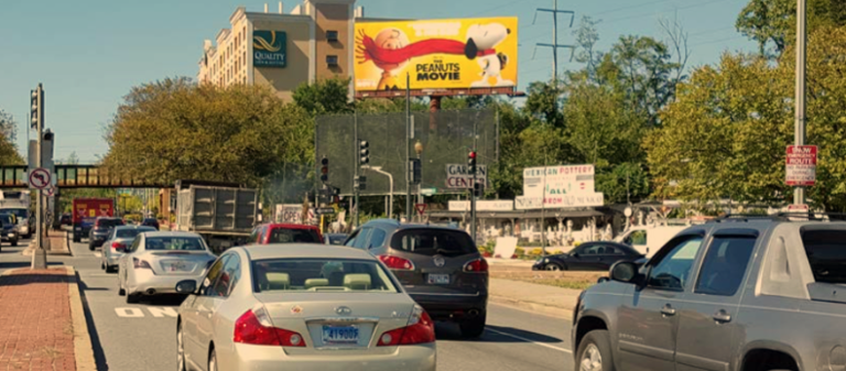 Photo of a billboard in Bethesda