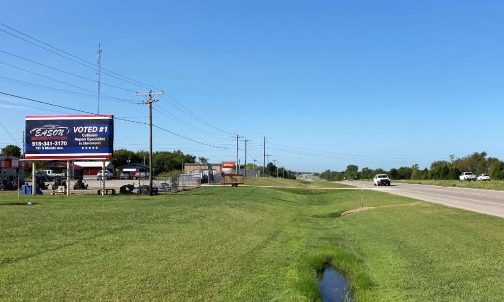 Photo of a billboard in Foyil