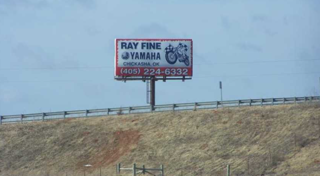 Photo of a billboard in Newcastle