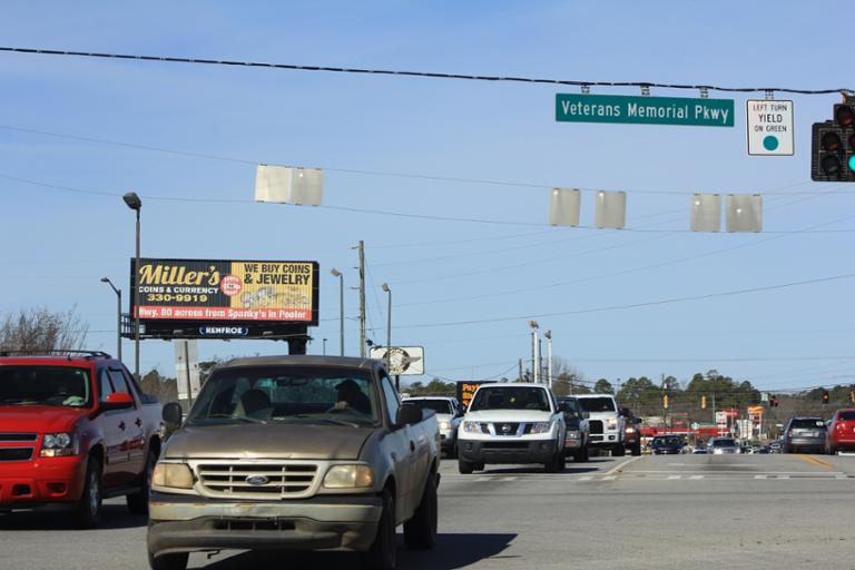 Photo of a billboard in Oliver