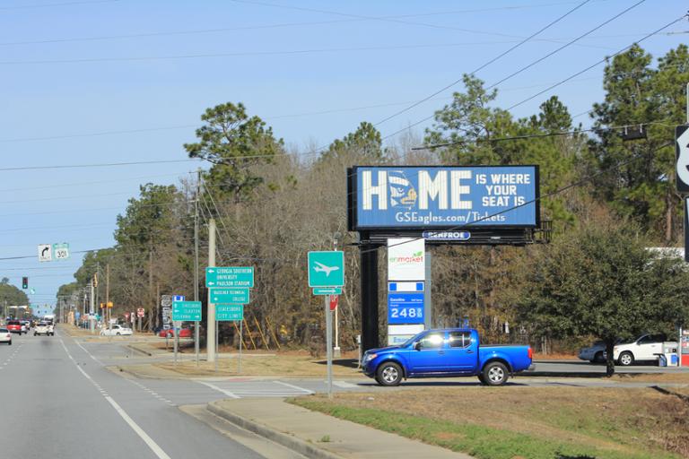 Photo of a billboard in Brooklet