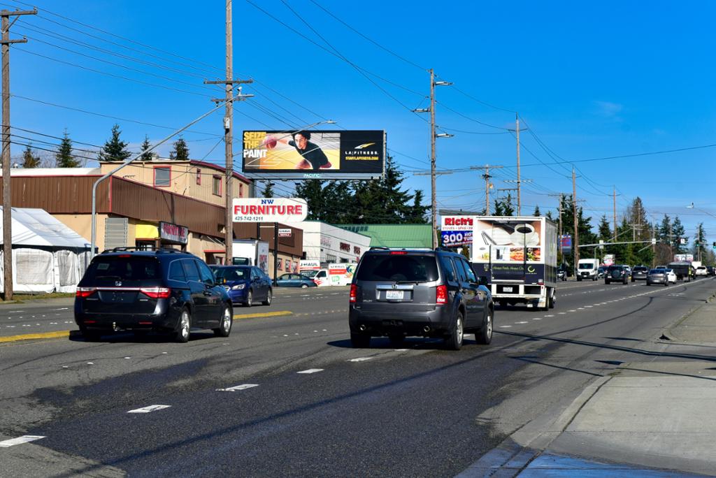 Photo of a billboard in Lynnwood