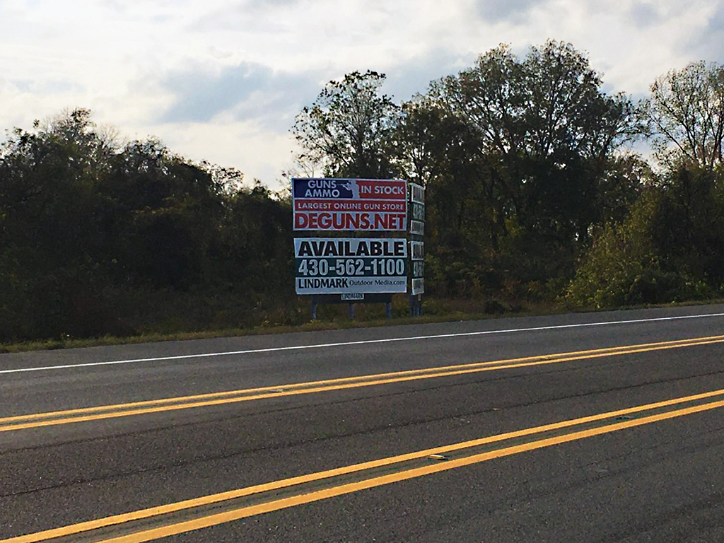 Photo of a billboard in Fouke