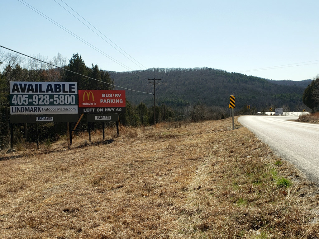 Photo of a billboard in Shell Knob