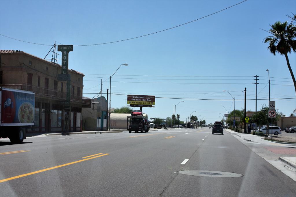 Photo of a billboard in Lukeville