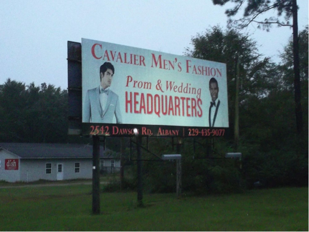 Photo of a billboard in Leary