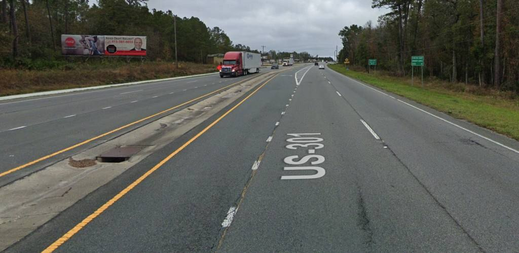 Photo of a billboard in Folkston