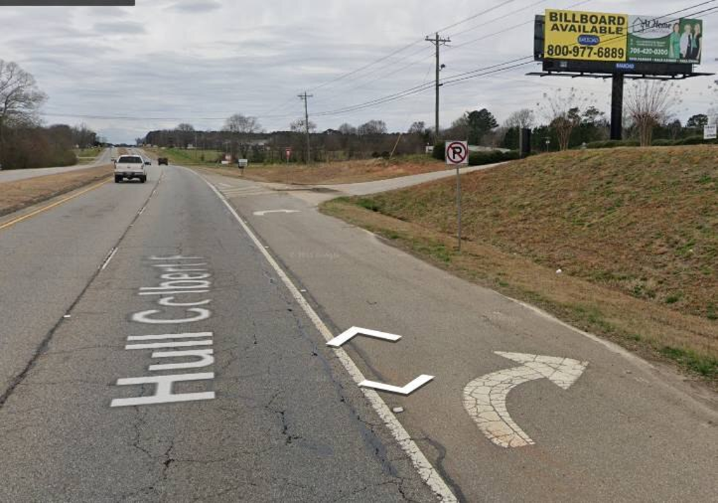 Photo of a billboard in Danielsville