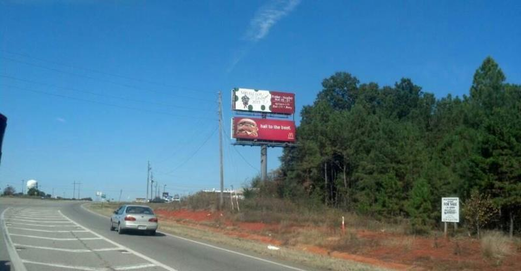 Photo of a billboard in Mt Gilead