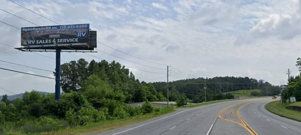 Photo of a billboard in Rydal