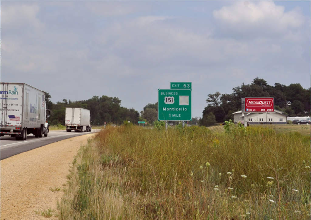 Photo of a billboard in Letts