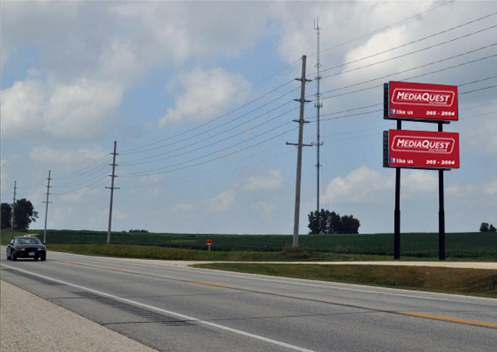 Photo of a billboard in Hiawatha