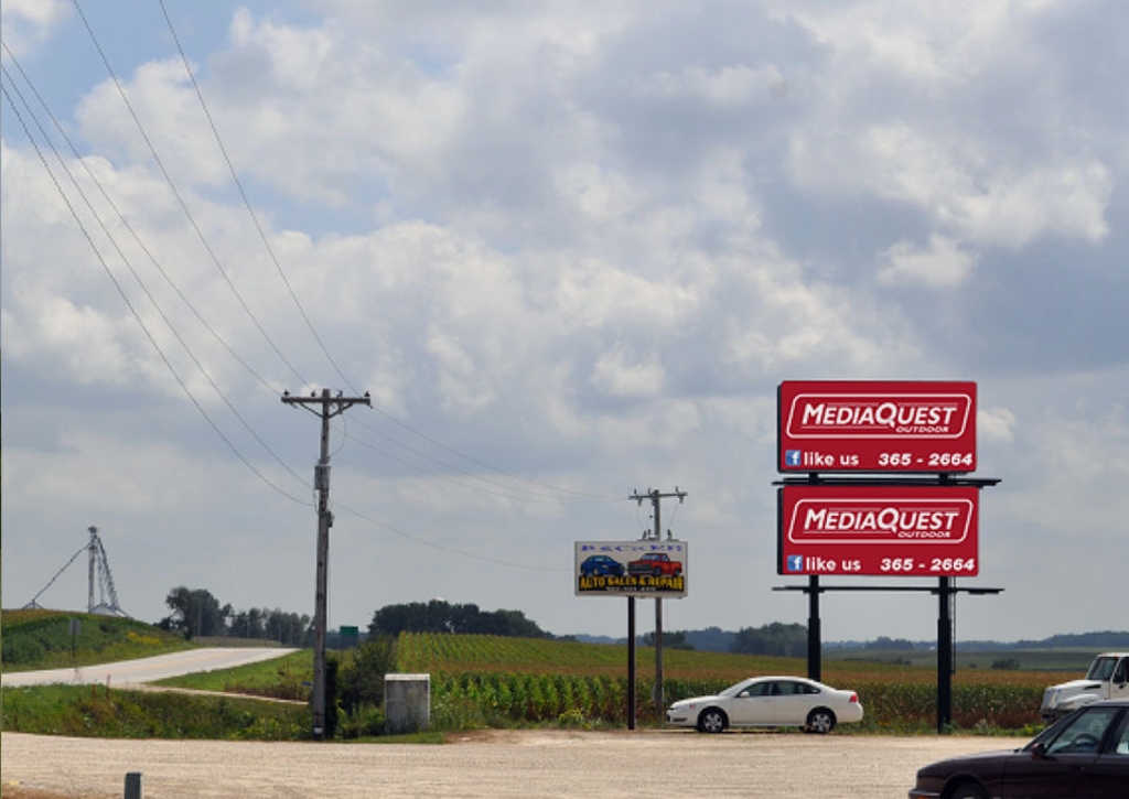 Photo of a billboard in Guttenberg