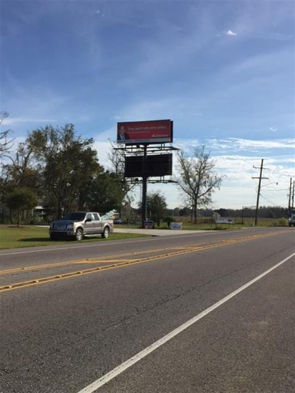 Photo of a billboard in Brittany