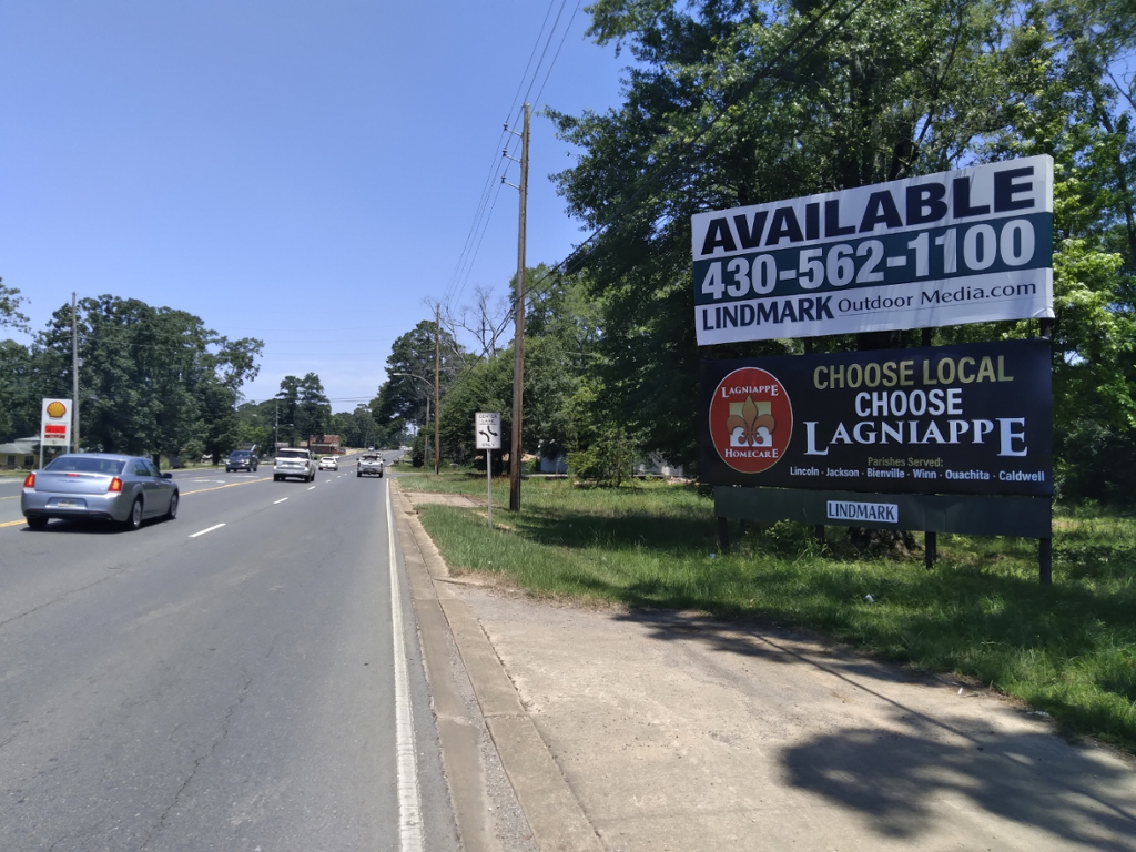 Photo of a billboard in Ruston