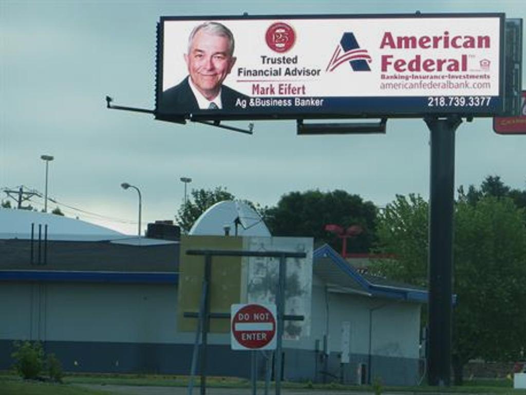 Photo of a billboard in Hancock