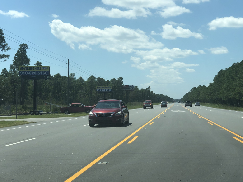 Photo of a billboard in North Topsail Beach