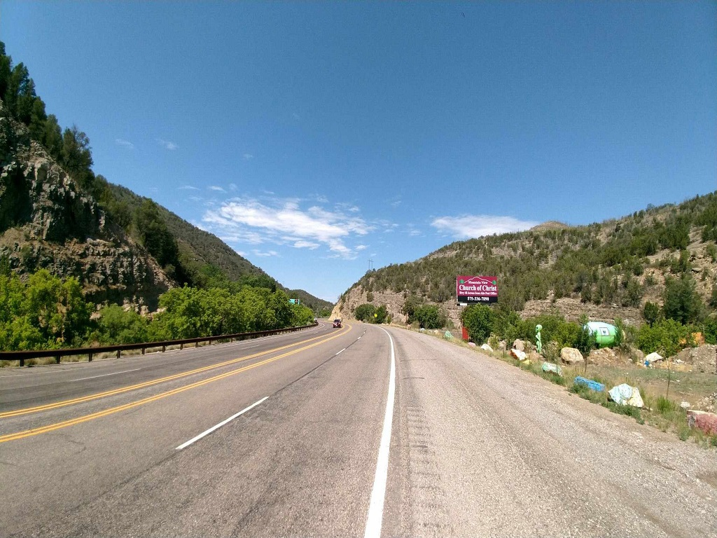 Photo of a billboard in Fort Stanton